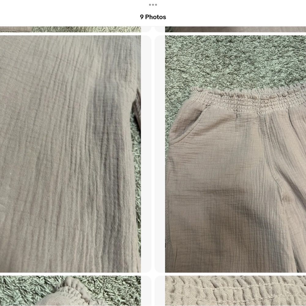 Gauze cotton PANT M cat&jack blush read measurements to make sure they’ll fit